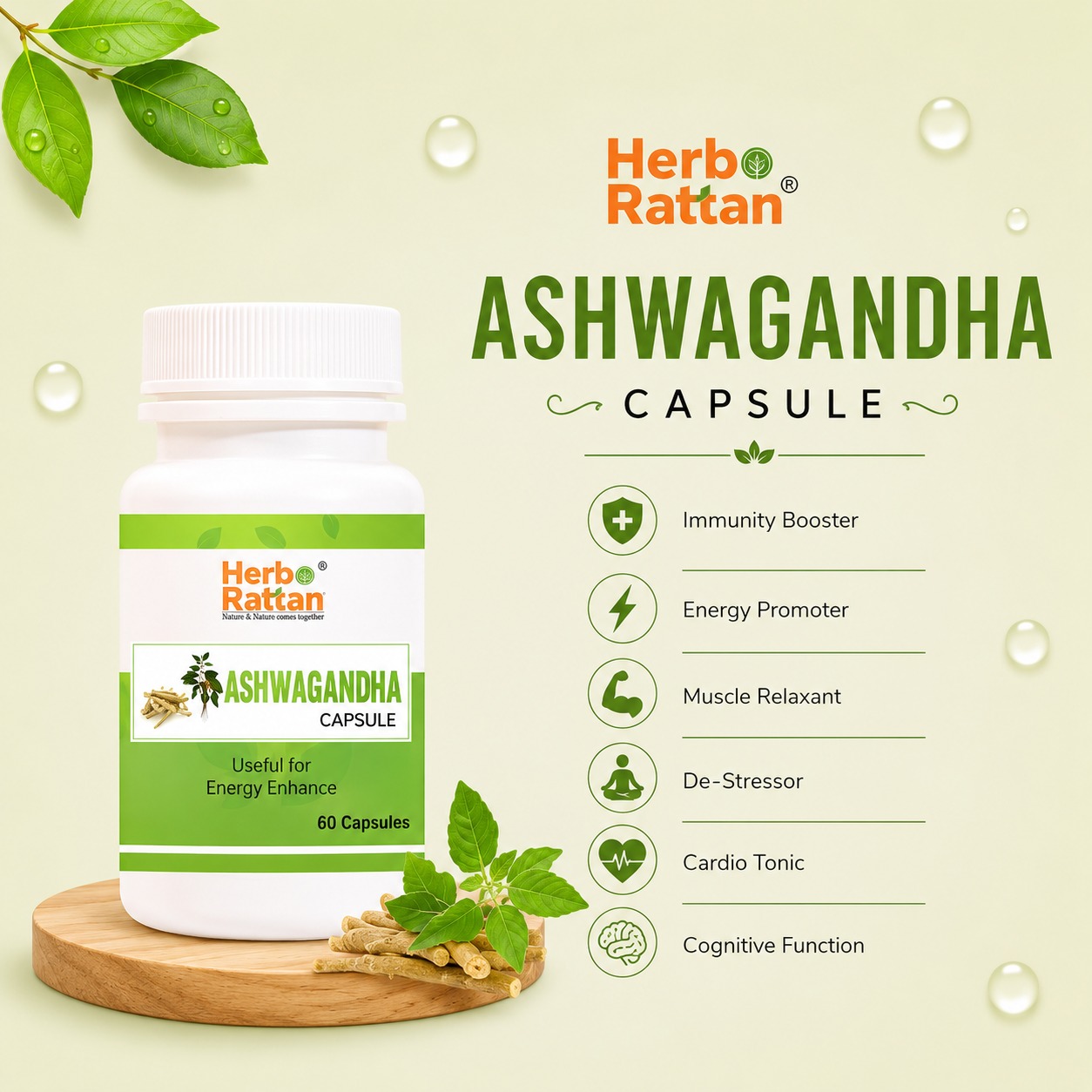 Herbo Rattan Ashwagandha Capsule